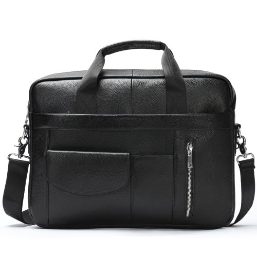 Cặp da bò cao cấp công sở Navy CVD002-8824 cà phê
