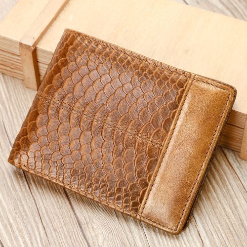 Ví cầm tay da mềm,da bò thật Navy CVD003 – Xám đậm