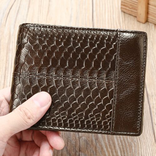 Ví da bò thời trang đa năng Navy CVD008 -8064 đỏ nâu