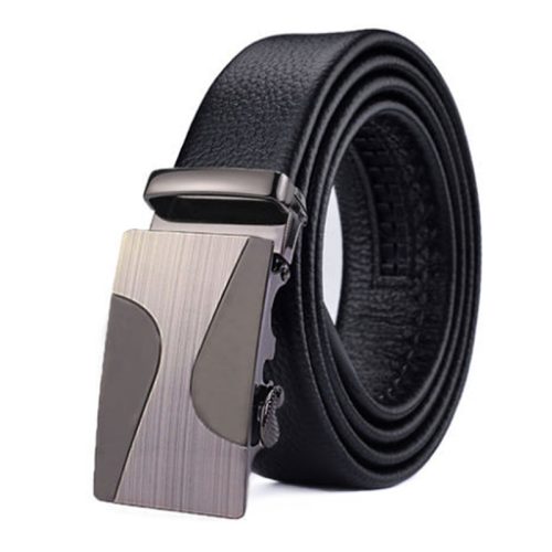 Thắt lưng da thật Navy DND020-Bạc mờ