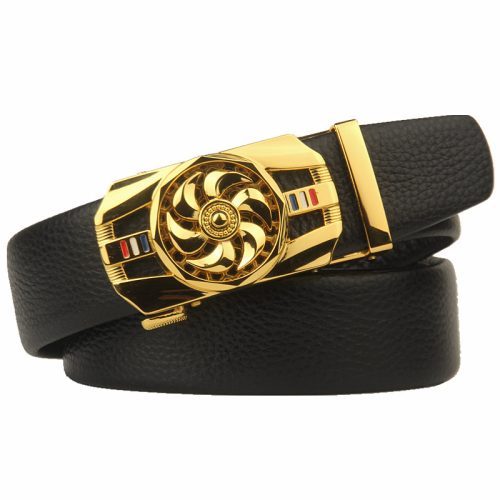 Thắt lưng da thật Navy DND020-Bạc mờ