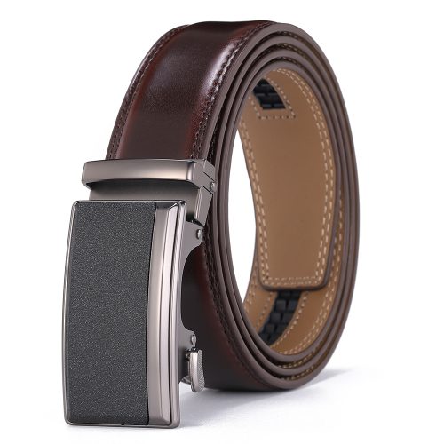 Dây nịt da bò nam Navy DND013-Cà phê R194-95