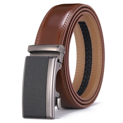 Dây nịt da bò nam Navy DND013-Cà phê R194-95