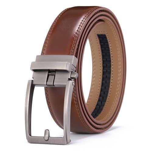 Dây nịt da bò nam Navy DND013-Cà phê R194-95