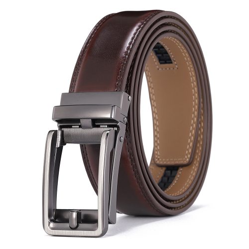 Dây nịt da bò nam Navy DND013-Cà phê R194-95