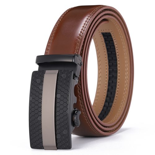 Dây nịt da bò nam Navy DND013-Cà phê R194-95