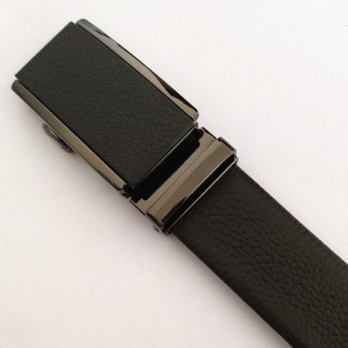Thắt lưng da thật Navy DND020-Bạc mờ