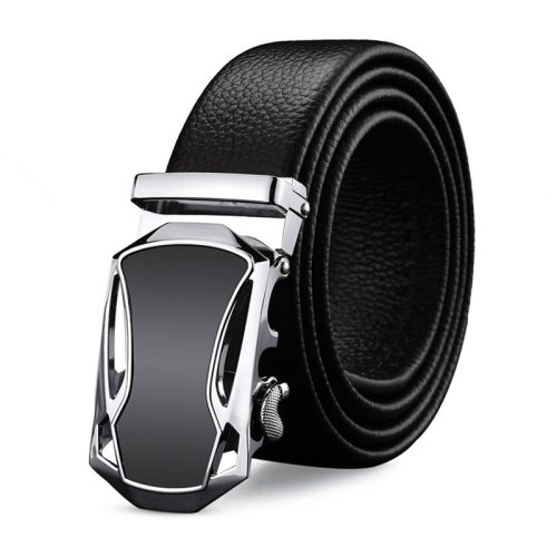 Thắt lưng da thật Navy DND020-Bạc mờ