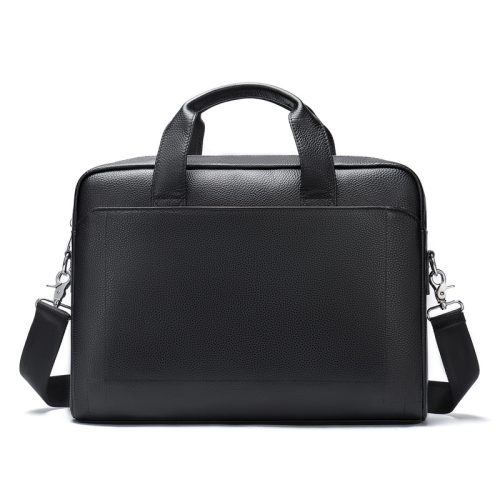 Cặp da bò đựng laptop công sở Navy CVD026 – Đen
