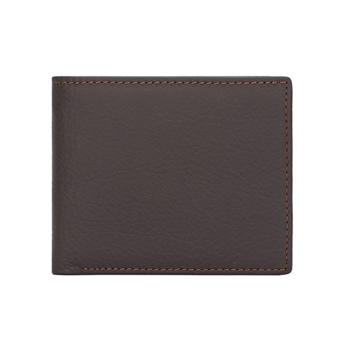 Ví da bò nam cổ điển, đựng nhiều thẻ da thật Navy CVD047 – Nâu sẫm