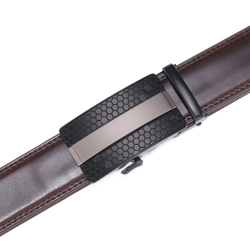 Dây nịt da bò nam Navy DND013-Cà phê R194-95