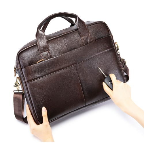Cặp đựng laptop da bò chính hãng Navy CVD030 – Màu nâu