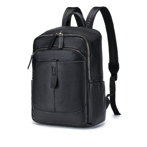Balo nam da bò thật dung tích lớn Navy CVD039 – Đen B001