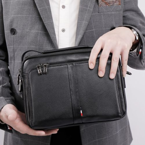 Túi xách da công sở Navy CVD044 – Màu đen