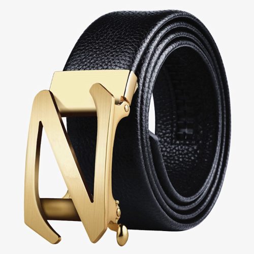 Thắt lưng da thật Navy DND020-Bạc mờ