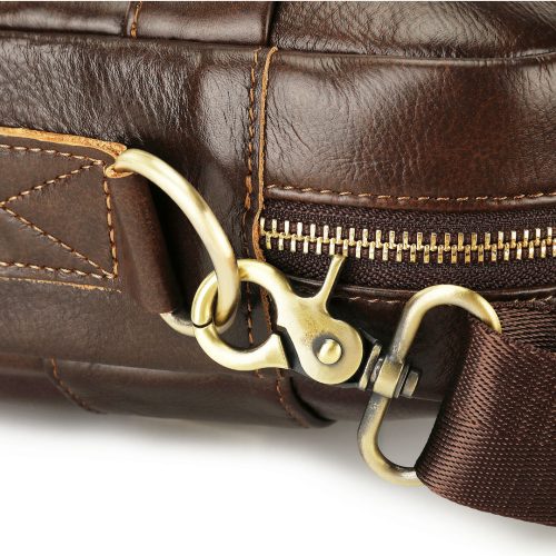 Túi xách công sở da bò thật Navy CVD028 – Đen