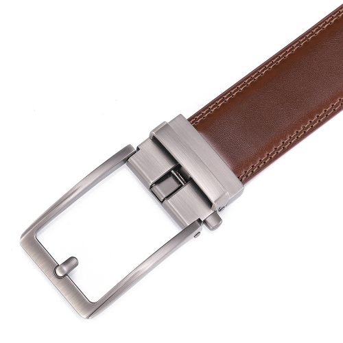 Dây nịt da bò nam Navy DND013-Cà phê R194-95