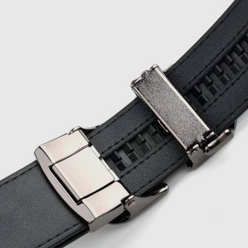 Thắt lưng da bò nam Navy DND009-Đen 051