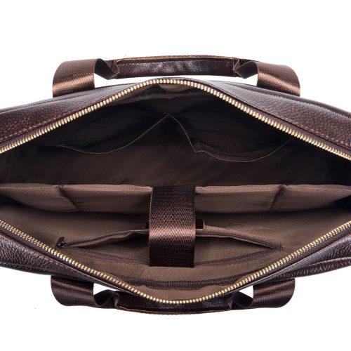 Cặp da bò nam công sở cao cấp Navy CVD018 – Đen