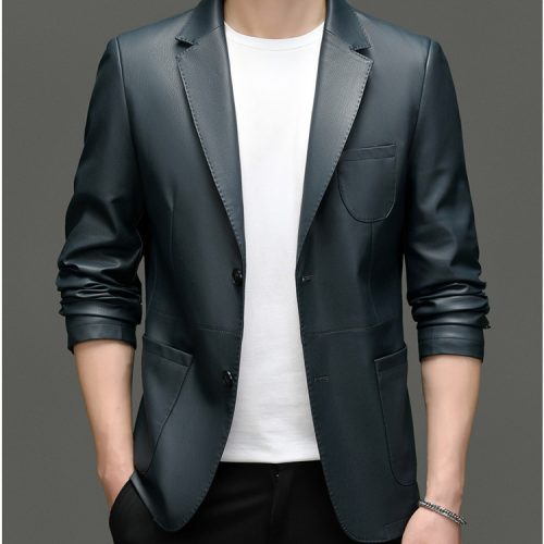 Áo vest da cừu thật thời trang AKD053 Đen