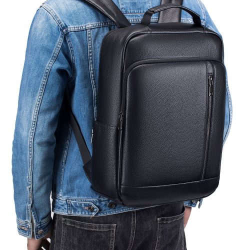 Balo da bò nam đựng laptop Navy CVD037 – Đen