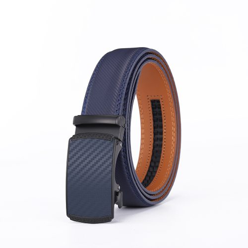 Thắt lưng da bò nam Navy DND011-162 Dòng Màu Xanh