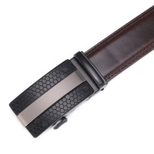 Dây nịt da bò nam Navy DND013-Cà phê R194-95