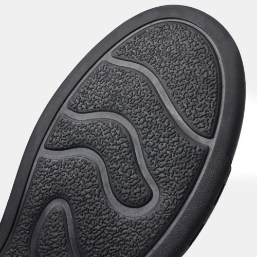 Giày tay da nâu, đế cao su gót cao 2-3cm Navy GTD005 – Nâu sẫm