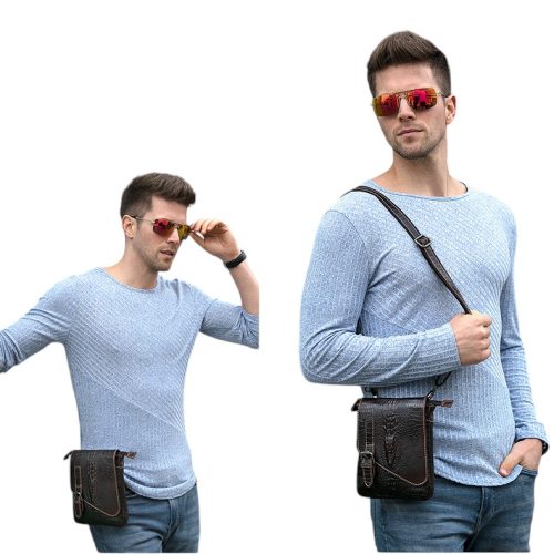 Túi đeo chéo nam công sở Navy CVD012 – 8000 Đen
