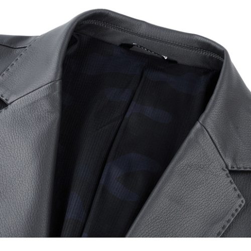 Áo vest da cừu thật thời trang AKD053 Đen