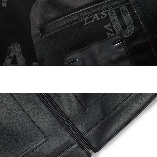 Áo da cừu thật cao cấp nam thời trang AKD046 Nhung đen