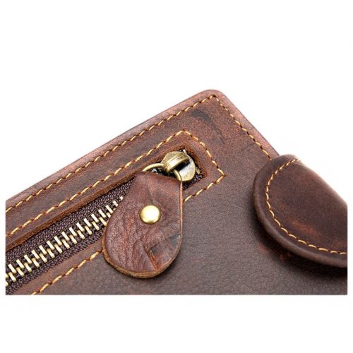 Bóp da bò thật cao cấp Navy CVD011 -Đen