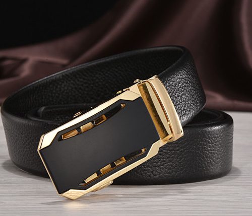 Thắt lưng da thật Navy DND020-Bạc mờ