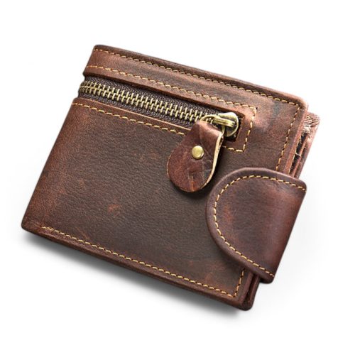 Bóp da bò thật cao cấp Navy CVD011 -Đen
