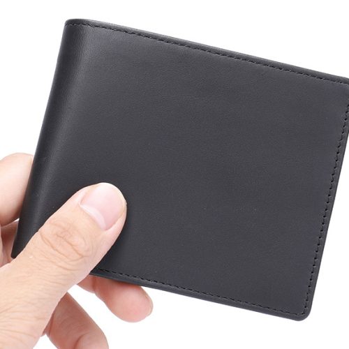 Ví da bò thật Navy CVD009 -7313 Cà phê