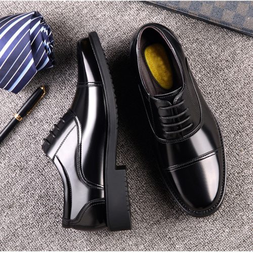 Giày tăng chiều cao công sở 6cm Navy GTD030-1019 Kiểu buộc dây tăng chiều cao