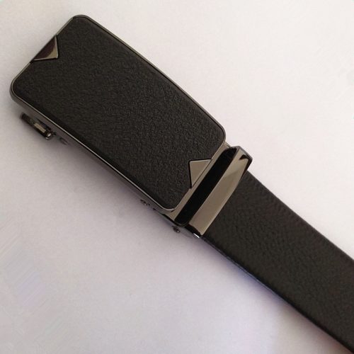 Thắt lưng da thật Navy DND020-Bạc mờ