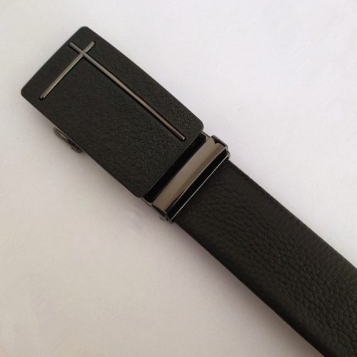 Thắt lưng nam công sở Navy DND018-Thanh đôi bạc