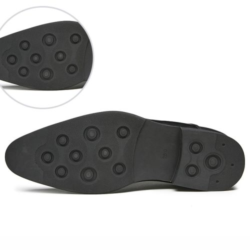 Giày tây tăng chiều cao lịch lãm, cao su gót cao 6cm Navy GTD020-Nâu (có tăng chiều cao bên trong)