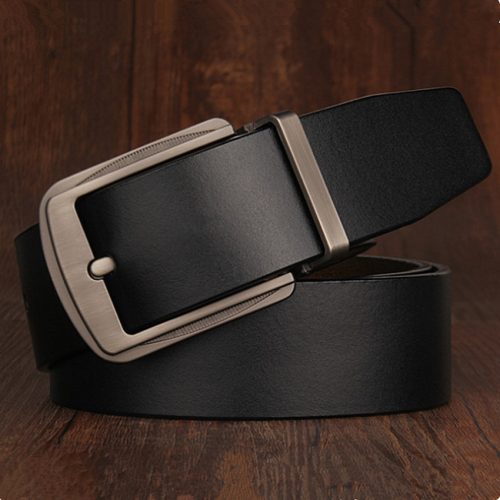 Thắt lưng nam chính hãng Navy DND017-Số 1 Nâu