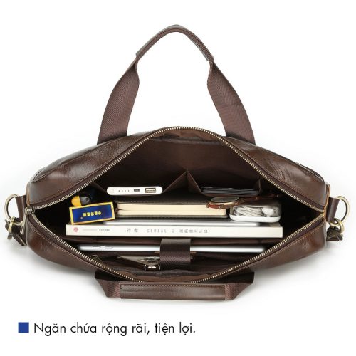 Cặp Da Bò Thật Nam CVD067 Xanh