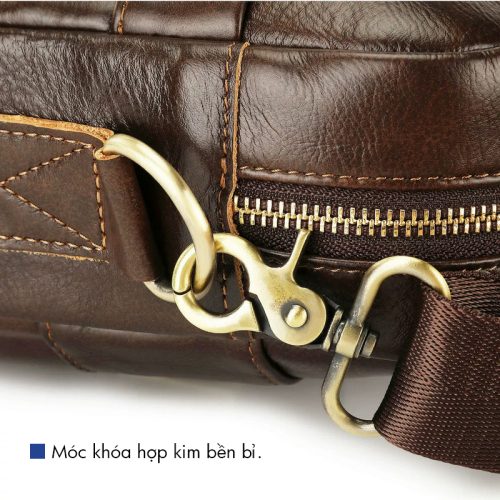 Cặp Da Bò Thật Nam CVD067 Xanh