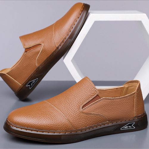 Giày Tây Nam Da Bò Thật GTD055 Be