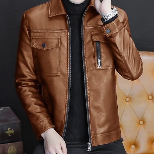 Áo Khoác Da Cừu Nam Cao Cấp – Da Thật 100% Mềm Mịn & Sang Trọng BS3428AKD62 Đen