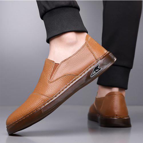 Giày Tây Nam Da Bò Thật GTD055 Be